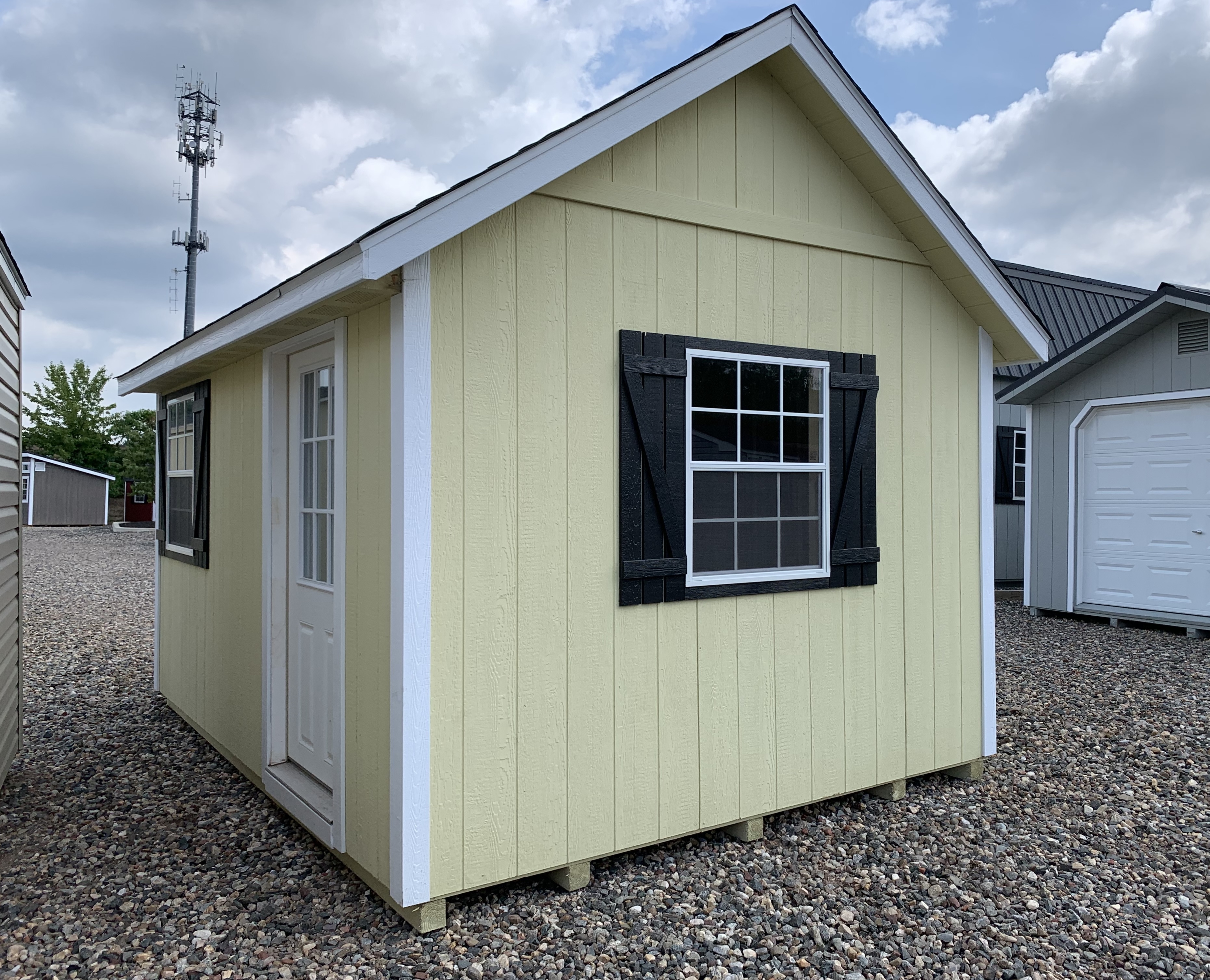 10x14 Cape style storage shed by Pine Creek Structures in CT