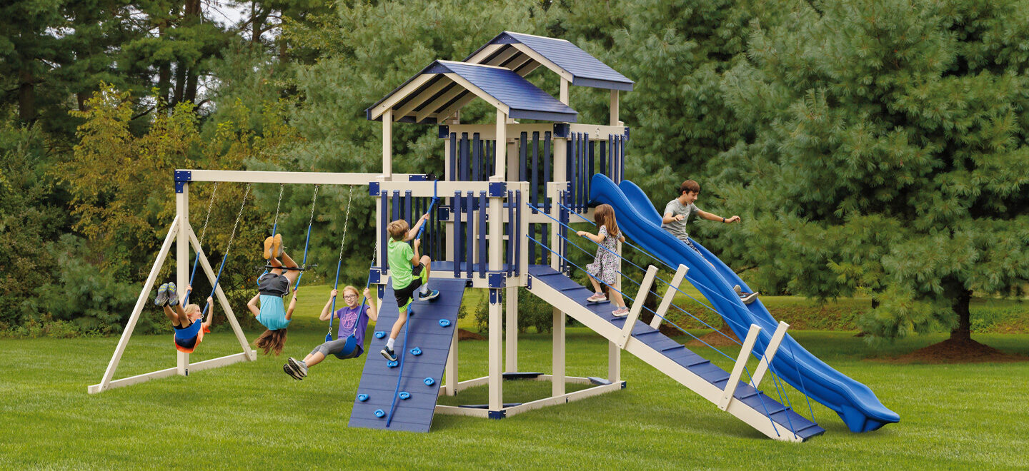 Swing Sets in CT by Pine Creek Structures of Berlin CT