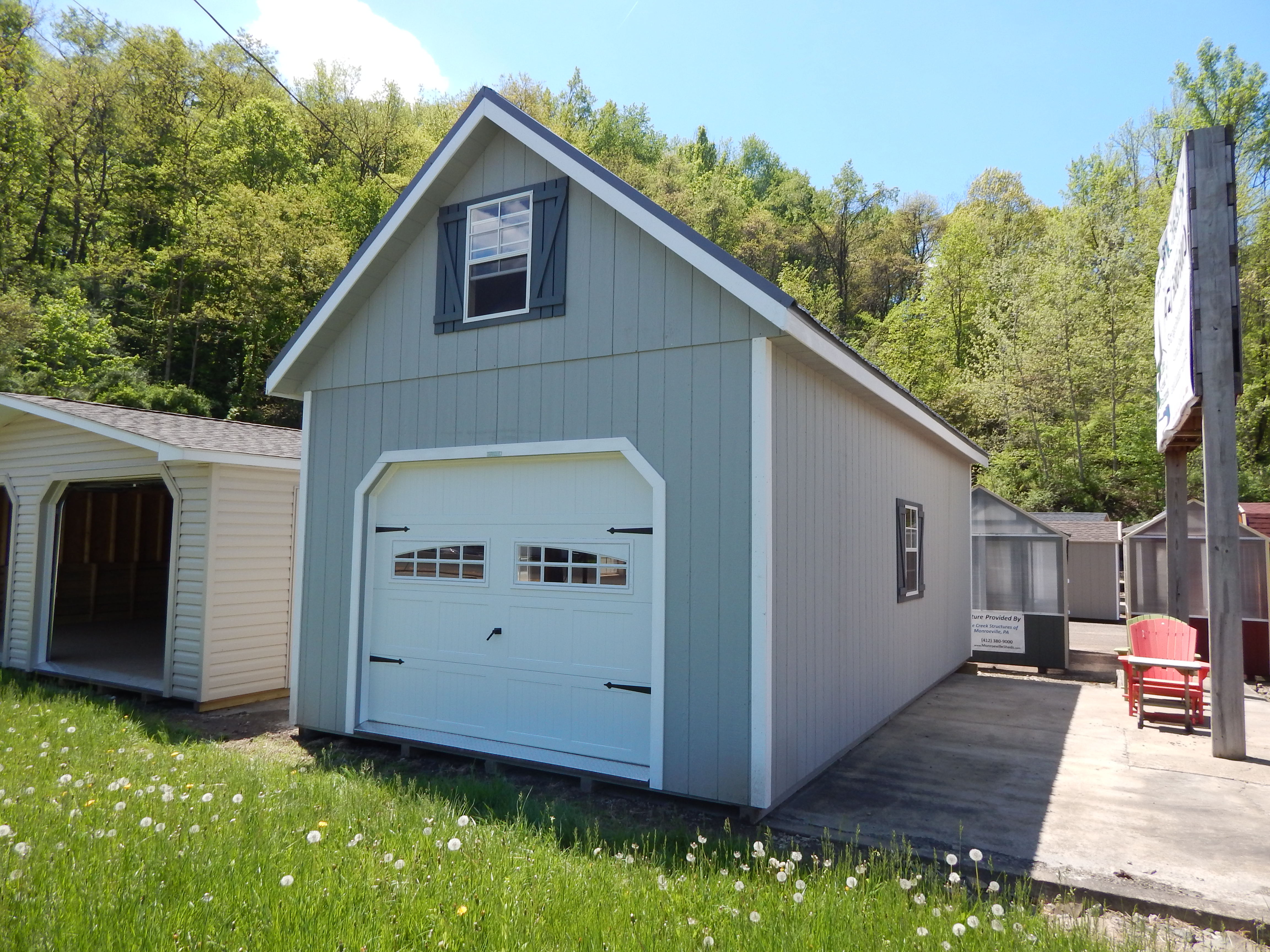 14x28 Two-Story Garage, Storage, One car, Hobby