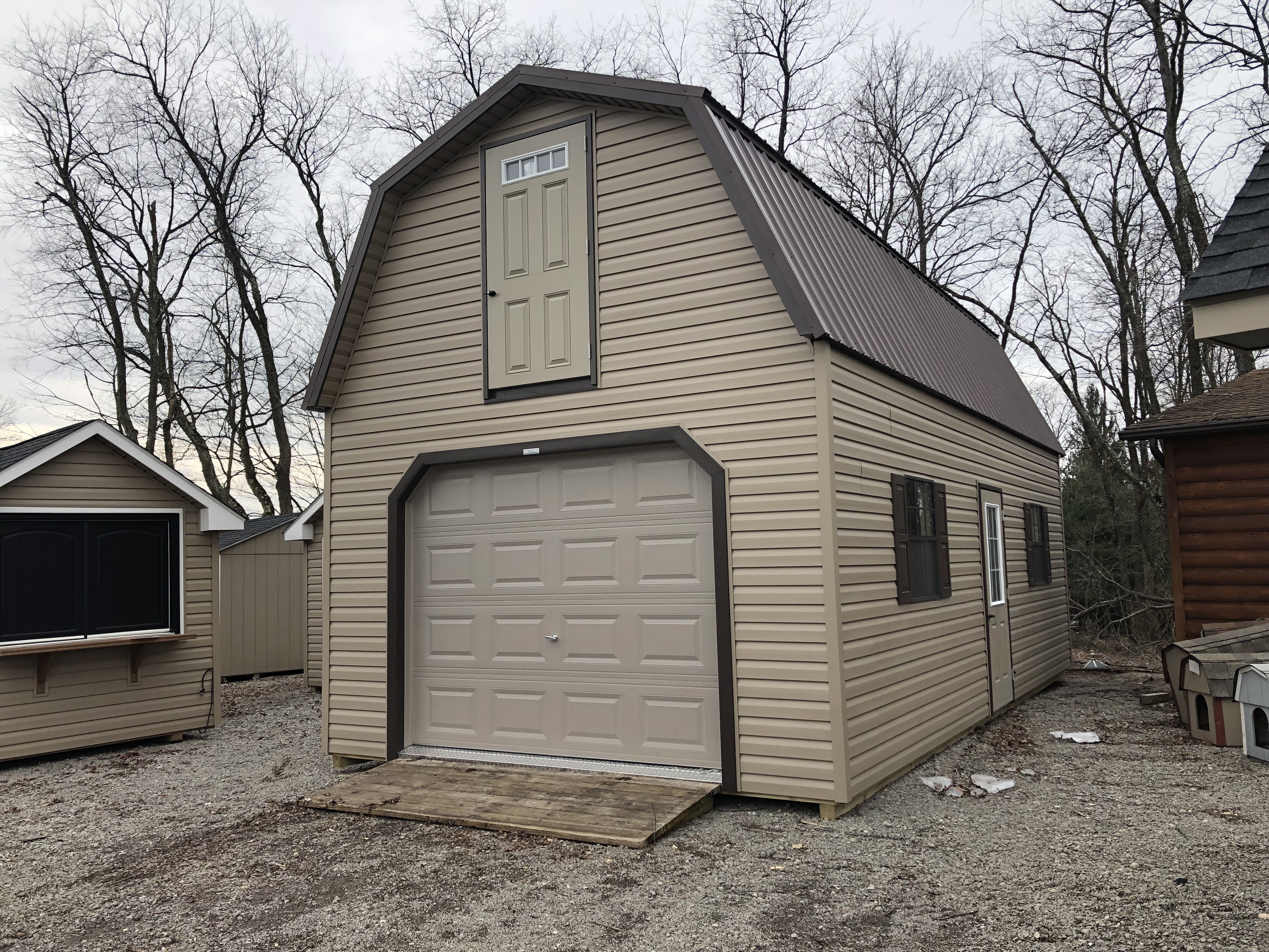 14x28 Two-Story Garage at Pine Creek Structures of Zelienople