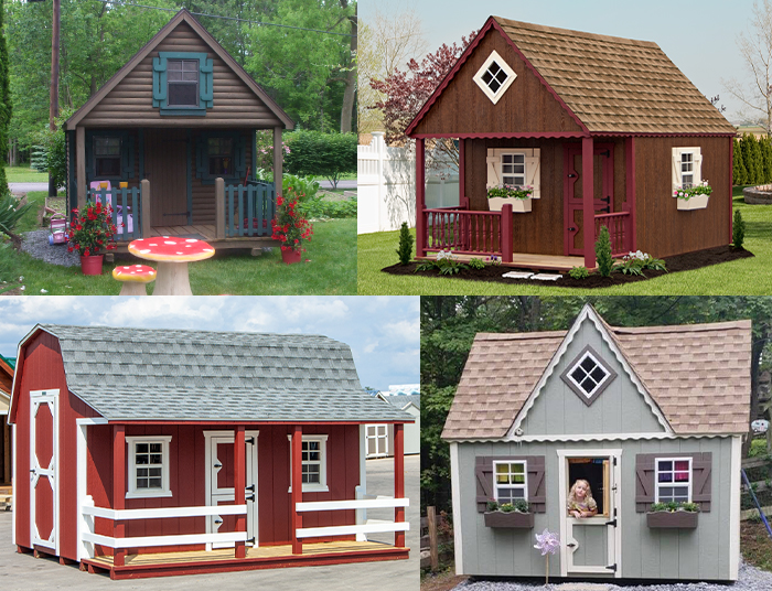 Custom Order a Child's Playhouse from Pine Creek Structures of Elizabethtown PA