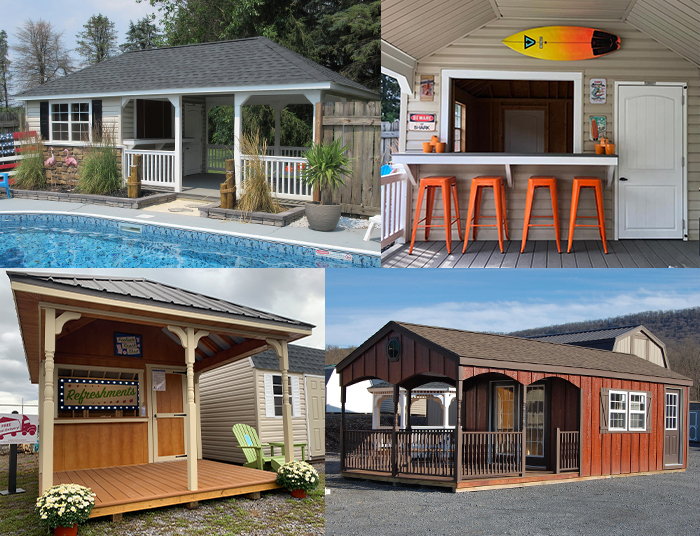 Custom Order a Poolside Cabana from Elizabethtown  Pine Creek Structures of Elizabethtown