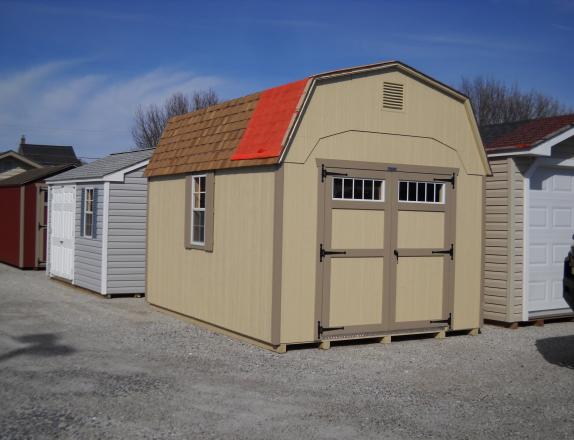 10'x14' Economy Dutch Barn w/ Lp Wood Siding 